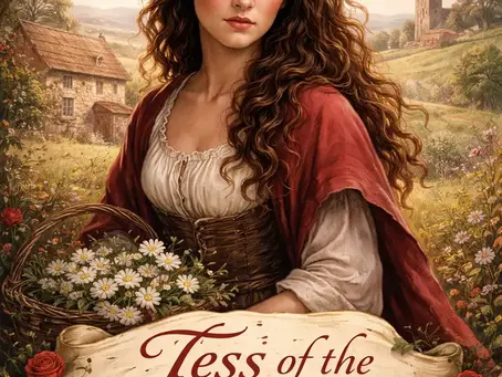 Tess of the d'Urbervilles by Thomas Hardy, book cover.