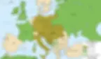 Map of military alliances in Europe in 1914