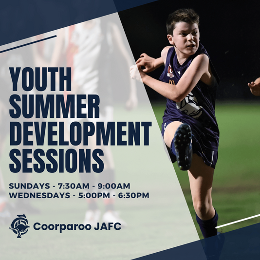 Youth Summer Development Sessions Resuming Sunday 12 January