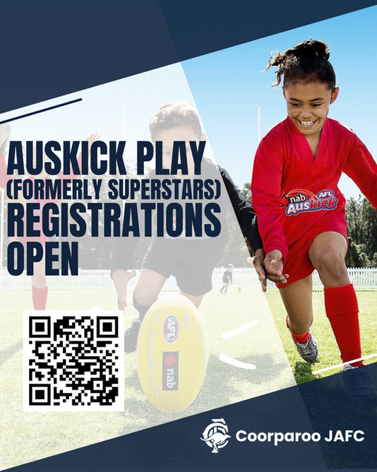 Auskick Play (formerly Superstars) registrations open