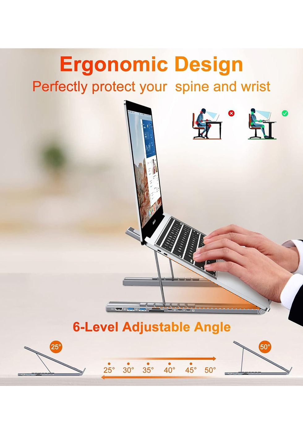 Miniature : Support de station d'accueil USB C pour ordinateur portable,7 en 1 avec HDMI 4K