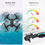 Miniature : Drone WiFi FPV avec caméra HD 1080P, temps de vol de 40 minutes