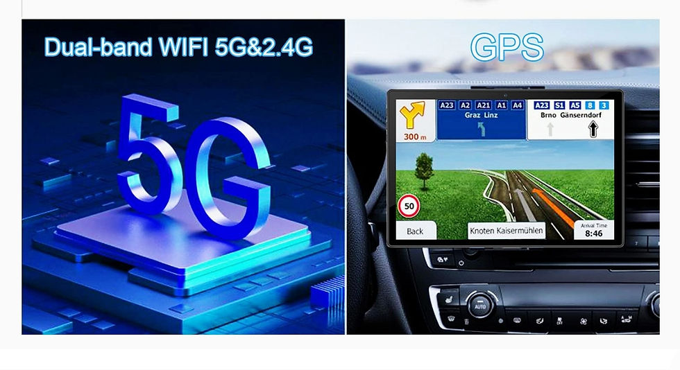 Thumbnail: Tablette Bundle 5G double sim Android 10pouces à étui, RAM 6Go + 64 HDD, 6000mAh