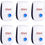 Miniature : Pack de 6 répulsifs à ultrasons, contre moustiques, souris, cafards, insectes