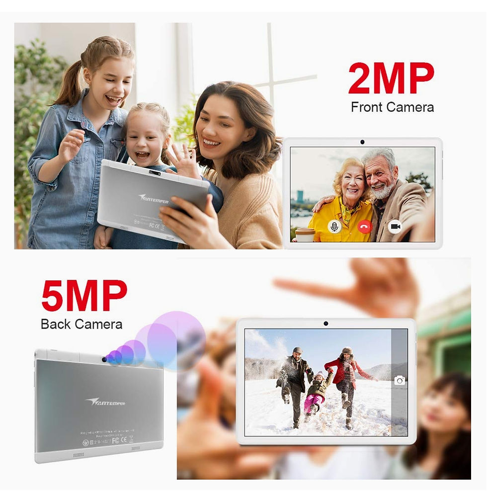 Thumbnail: Tablette 10 pouces 3G Android 9 HD Dual Sim Tablets avec Quad Core, 32 Go HDD