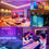 Miniature : LED multicolore pour décoration à bluetooth de 60m intelligentes ultra longues