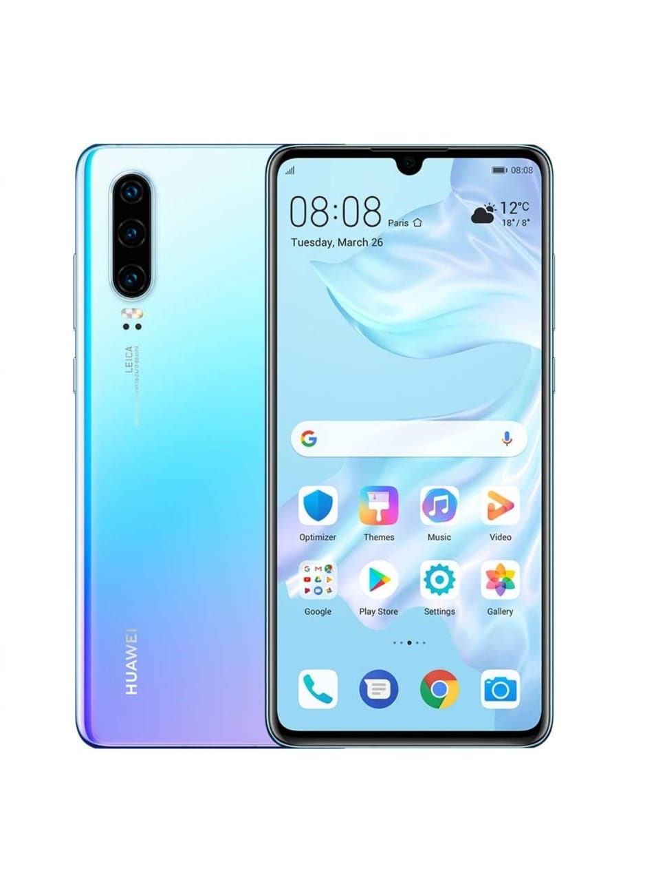 Miniature : Huawei P30 128 Go + 6 Go de RAM (ELE-L29)  GSM 4G 6,1" version USA débloqué