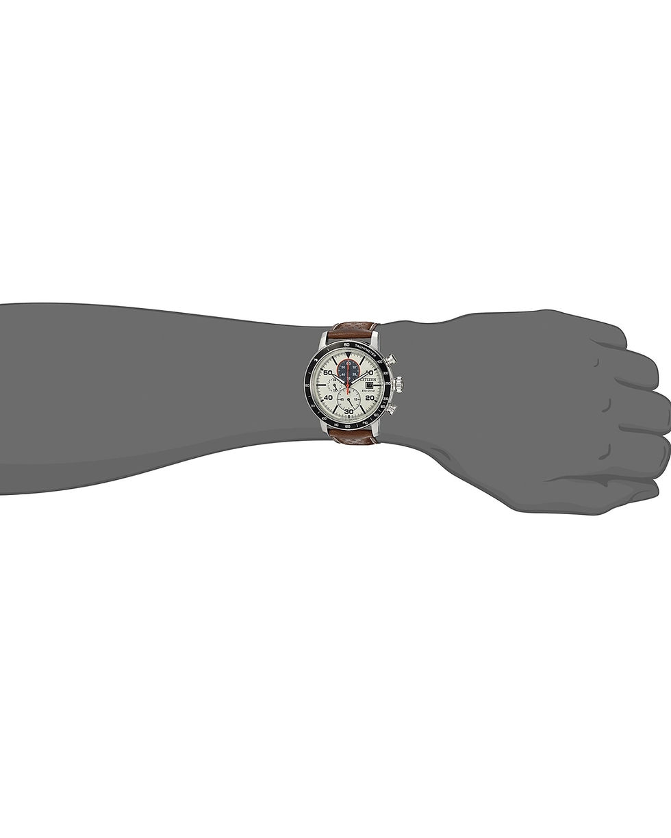 Miniature : Citizen Eco-Drive Brycen Chronographe Montre Homme, Acier Inoxydable Bracelet 