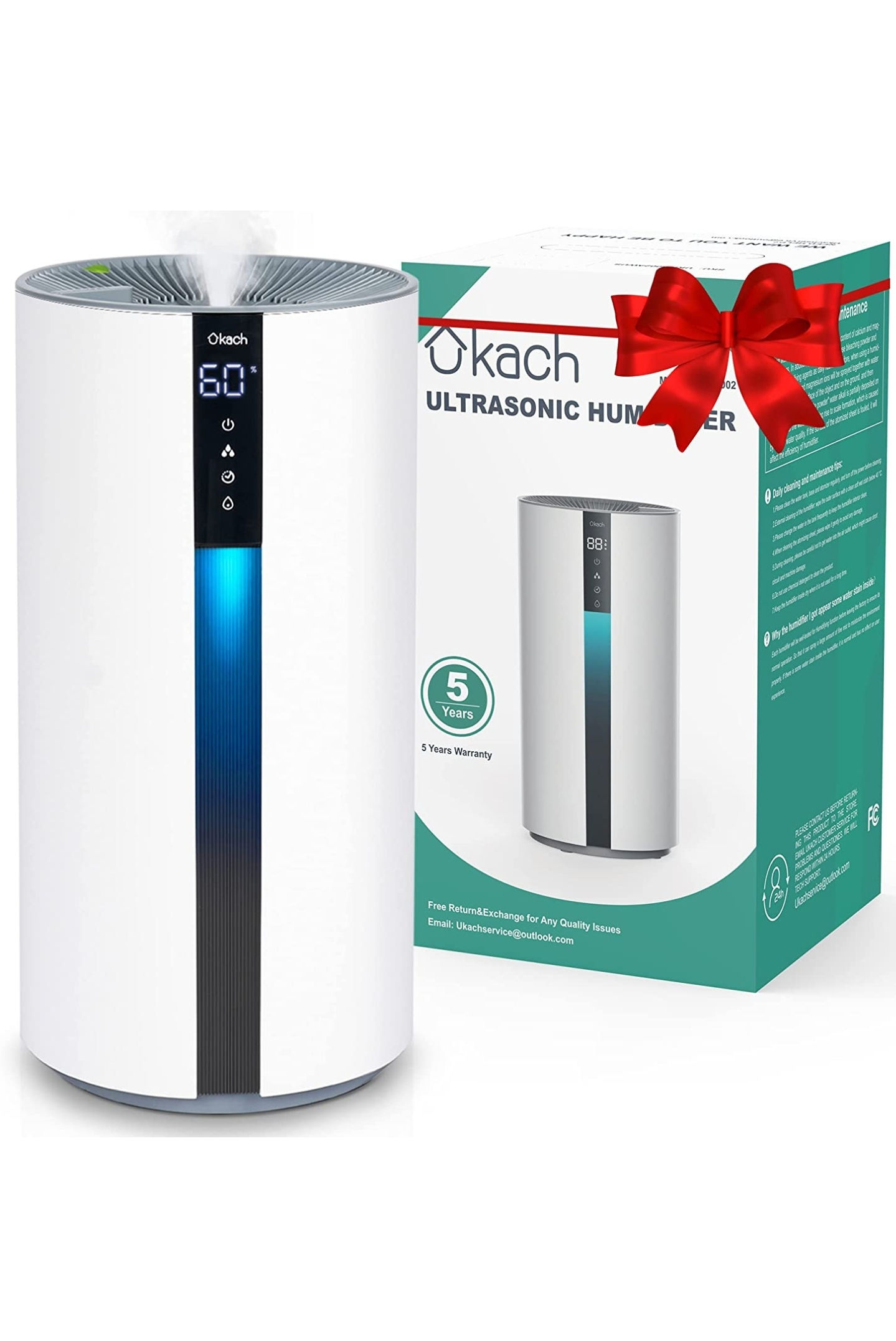 Humidificateurs smart Ukach et diffuseur d'huiles essentielles