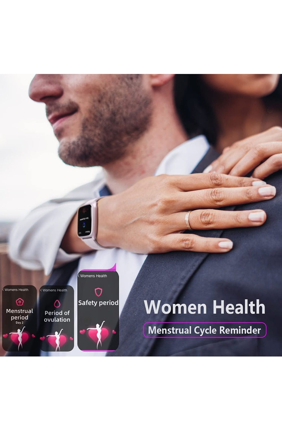 Miniature : FITVII Fitness Tracker, montre intelligente avec moniteur de fréquence cardiaque