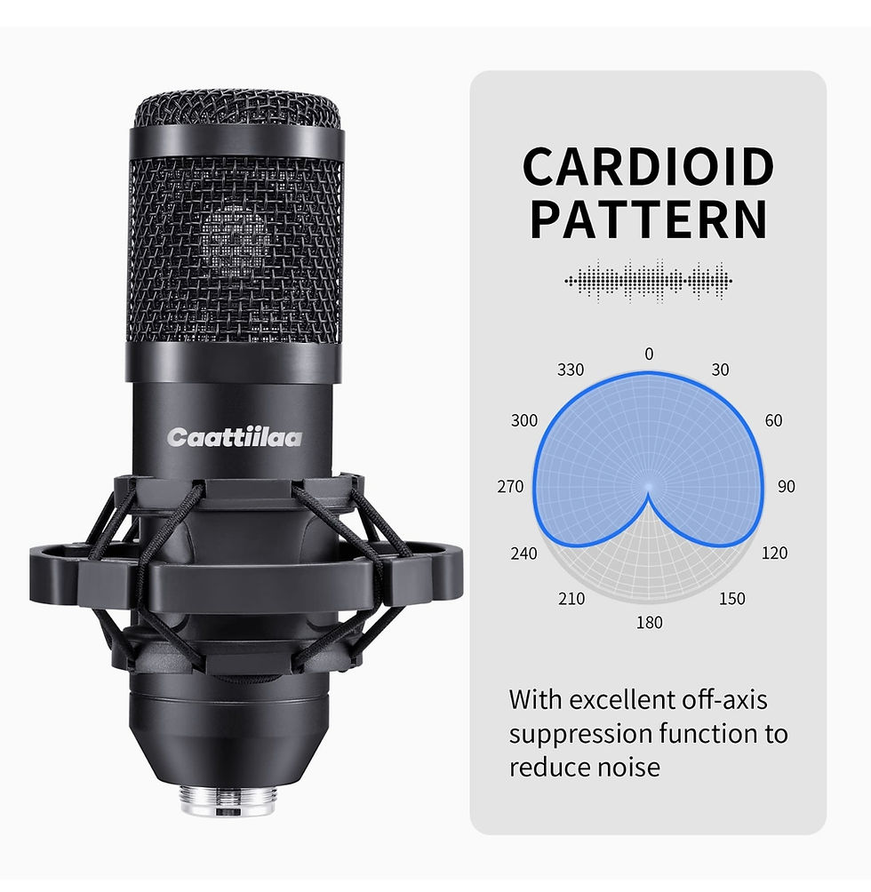Miniature : Microphone USB de studio pour son professionel, à condensateur 192KHZ/24Bit 