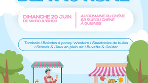 FETE DE L'ASSOCIATION LE  DIMANCHE 29 JUIN 2025 à 14H, VENEZ  NOUS Y RETROUVER POUR DE NOMBREUSES ACTIVITES TOUS ENSEMBLE