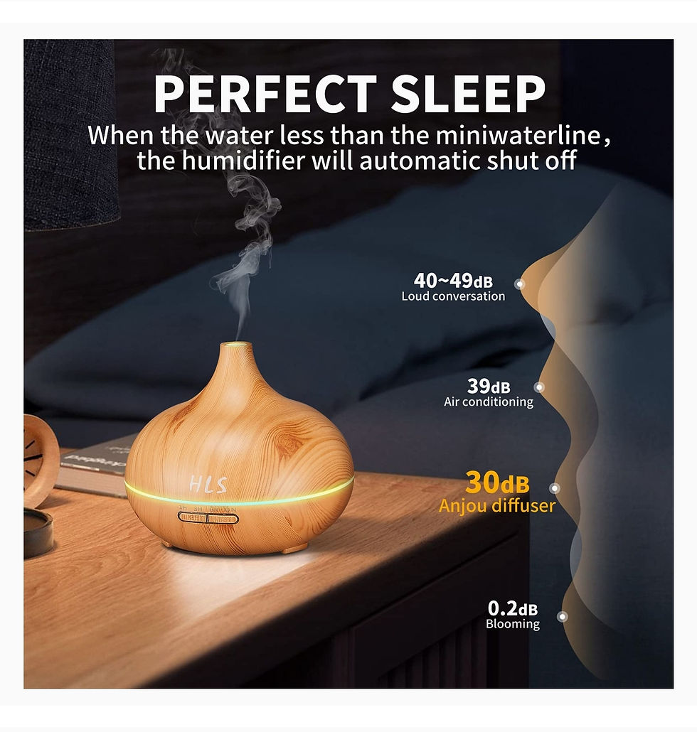 Miniature : Diffuseur d'arômes smart pour détente avec 10 huiles essentielles