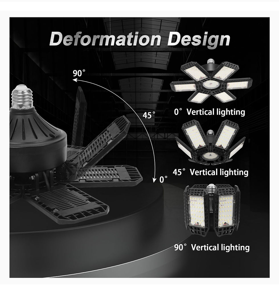 Miniature : Lots de 2 lampes de garage à LED, lampe de magasin à LED 200 W,  plafonnier