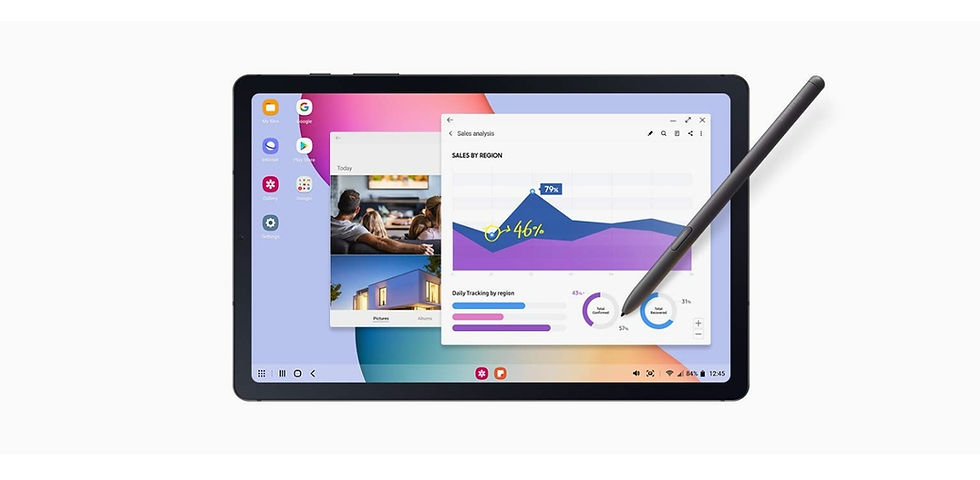 Thumbnail: Tablette SAMSUNG Galaxy Tab S6 Lite 10,4" 128 Go WiFi Android avec stylet S 