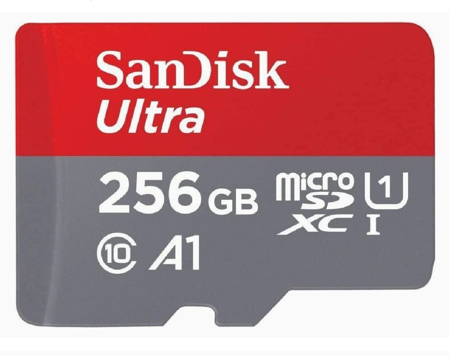 Carte mémoire SanDisk Ultra microSDXC UHS-I 256 Go avec adaptateur - 120 Mo/s