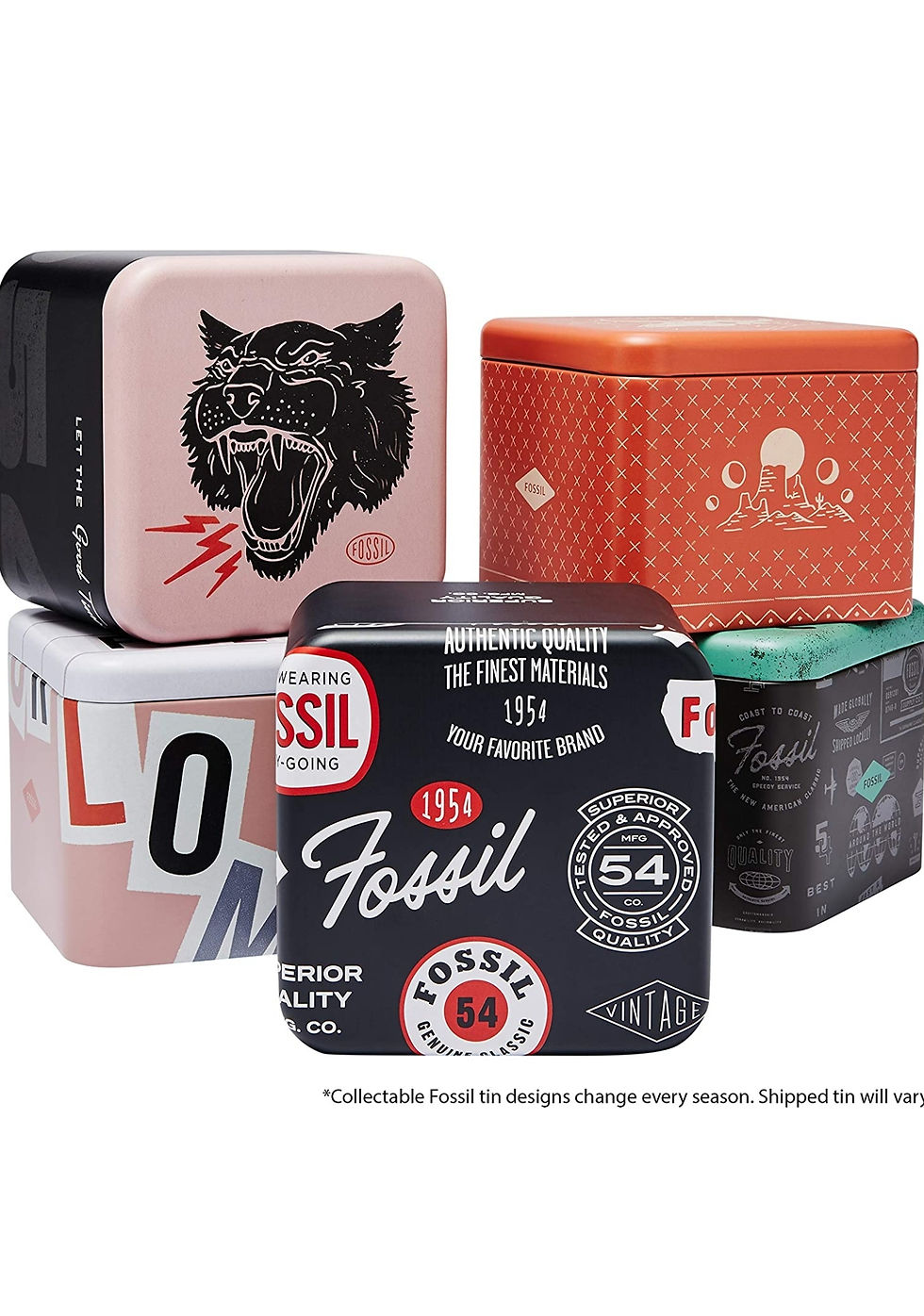 Miniature : Montre Fossil Riley quartz rose or en acier inoxydable avec cristaux pour femmes