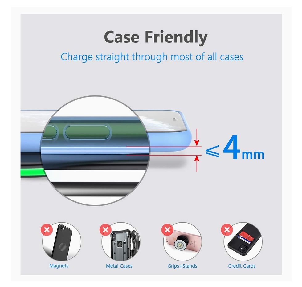 Miniature : Chargeur sans fil Yootech [Pack de 2], chargeur sans fil (induction) rapide 10W