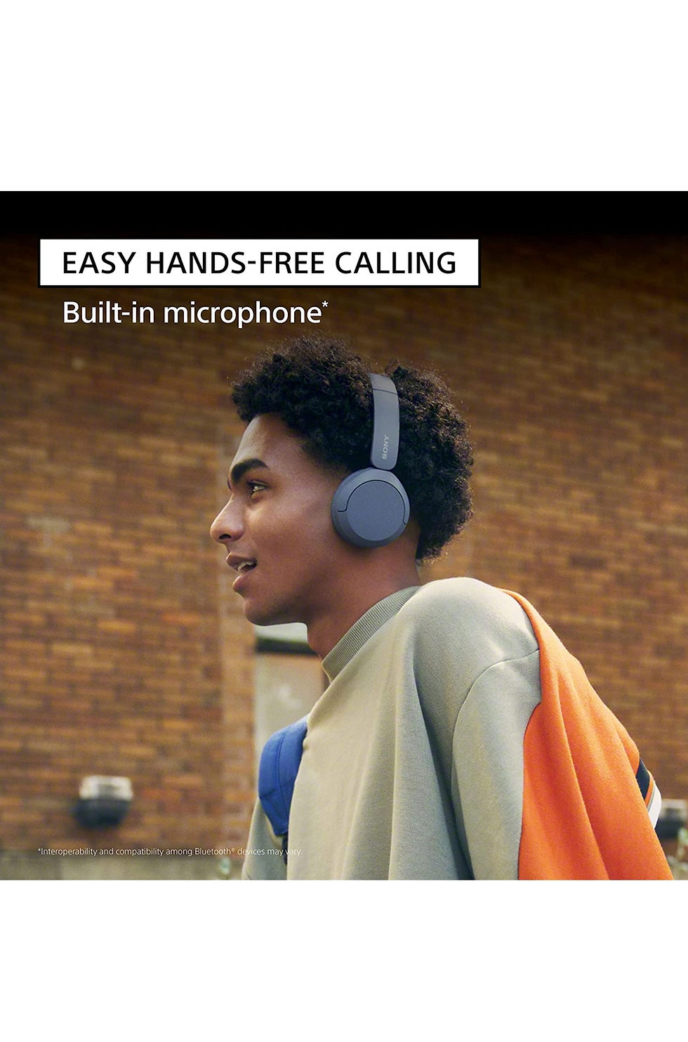 Miniature : Casque sans fil Sony WH-CH520 Casque supra-auriculaire Bluetooth avec microphone