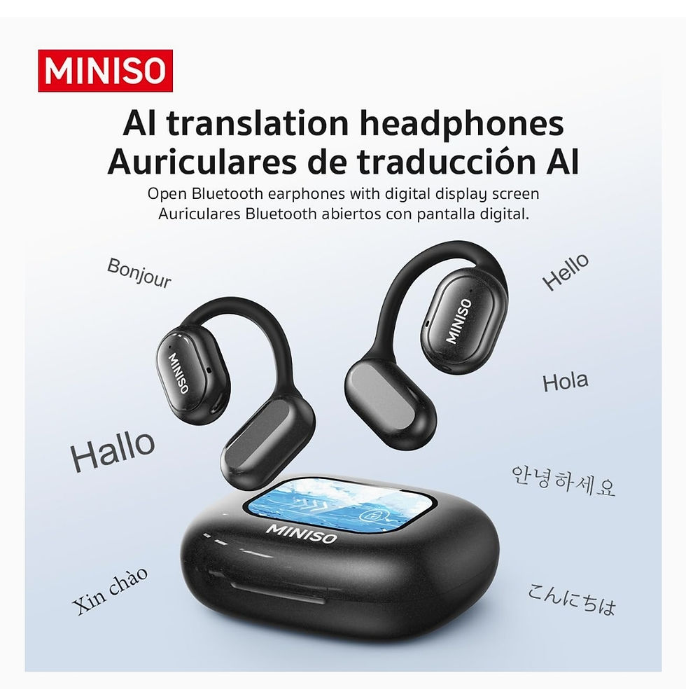 Thumbnail: Écouteurs traducteur à Intelligence artificielle sans fil traduit 31 langues 