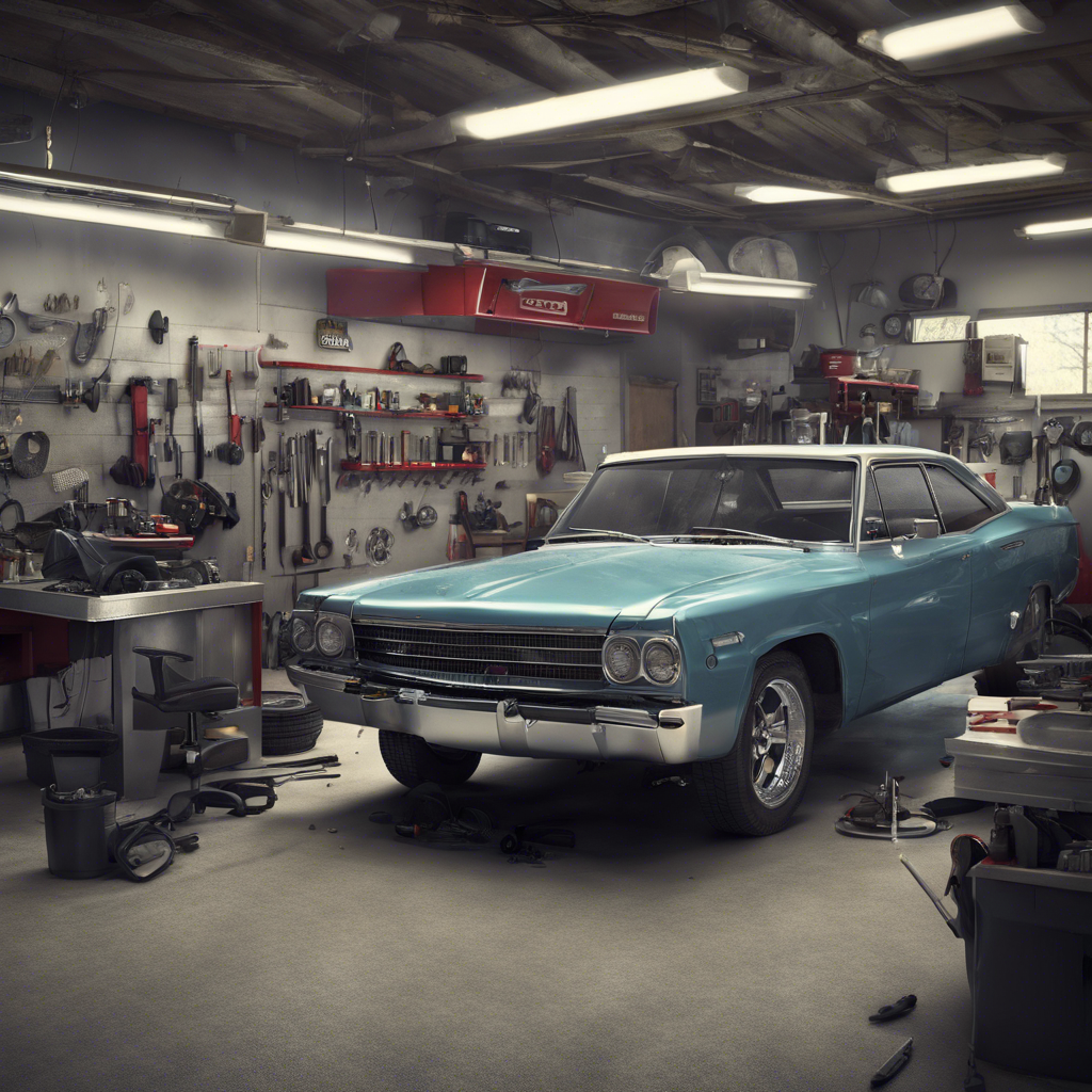 Comic Car Repair