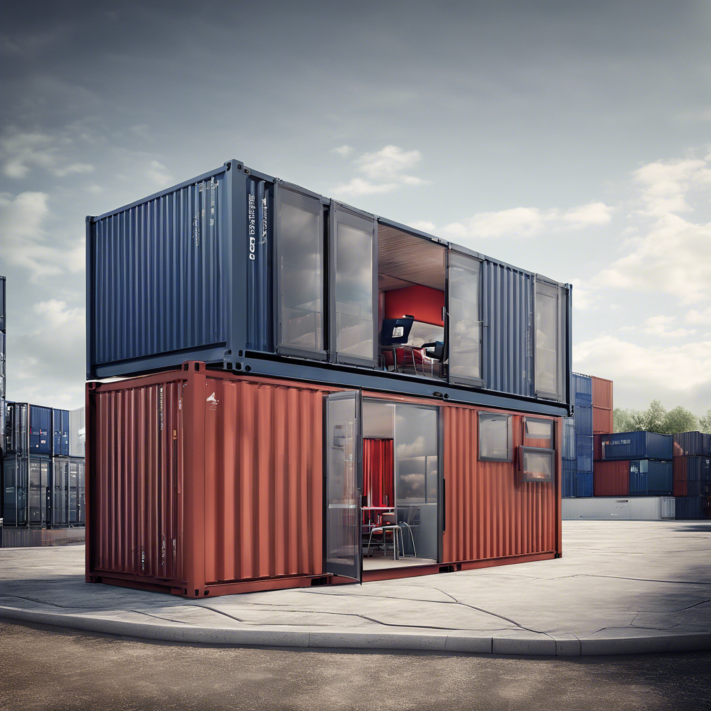 Modern Shipping Container Workspace