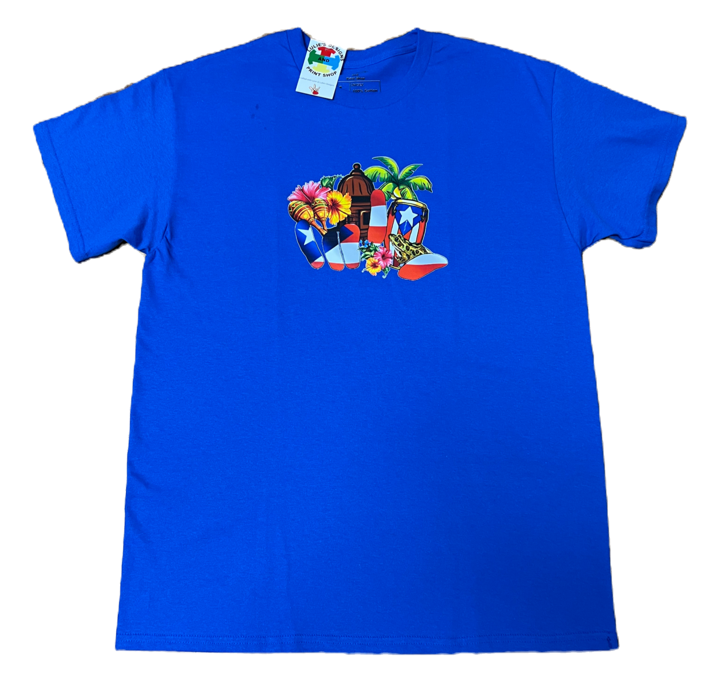 I Love Puerto Rico with ASL hand