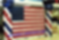 American flag balloon wall