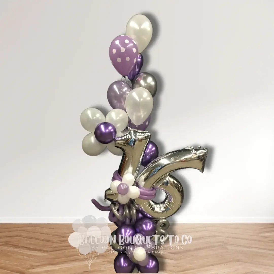 "Birthday Flowers" Birthday Balloon Bouquet