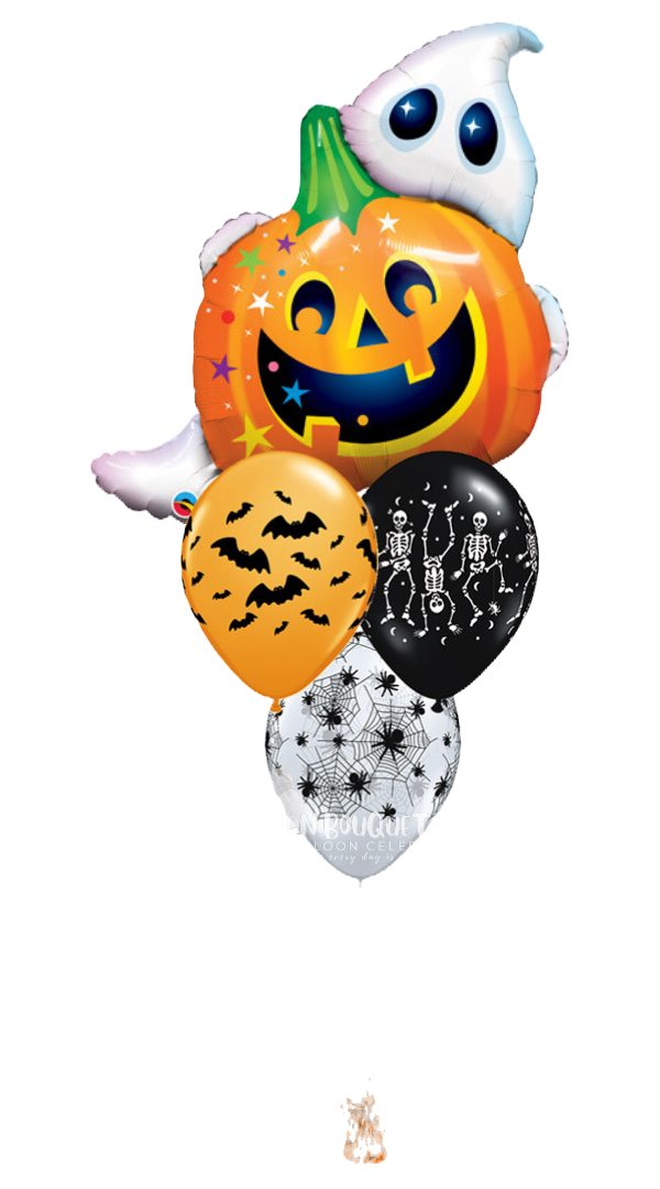 Pumpkin / ghost bouquet