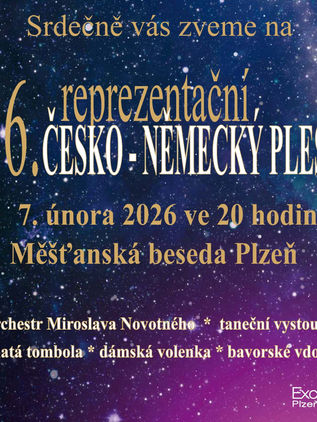 16. REPREZENTAČNÍ ČESKO–NĚMECKÝ PLES 2026