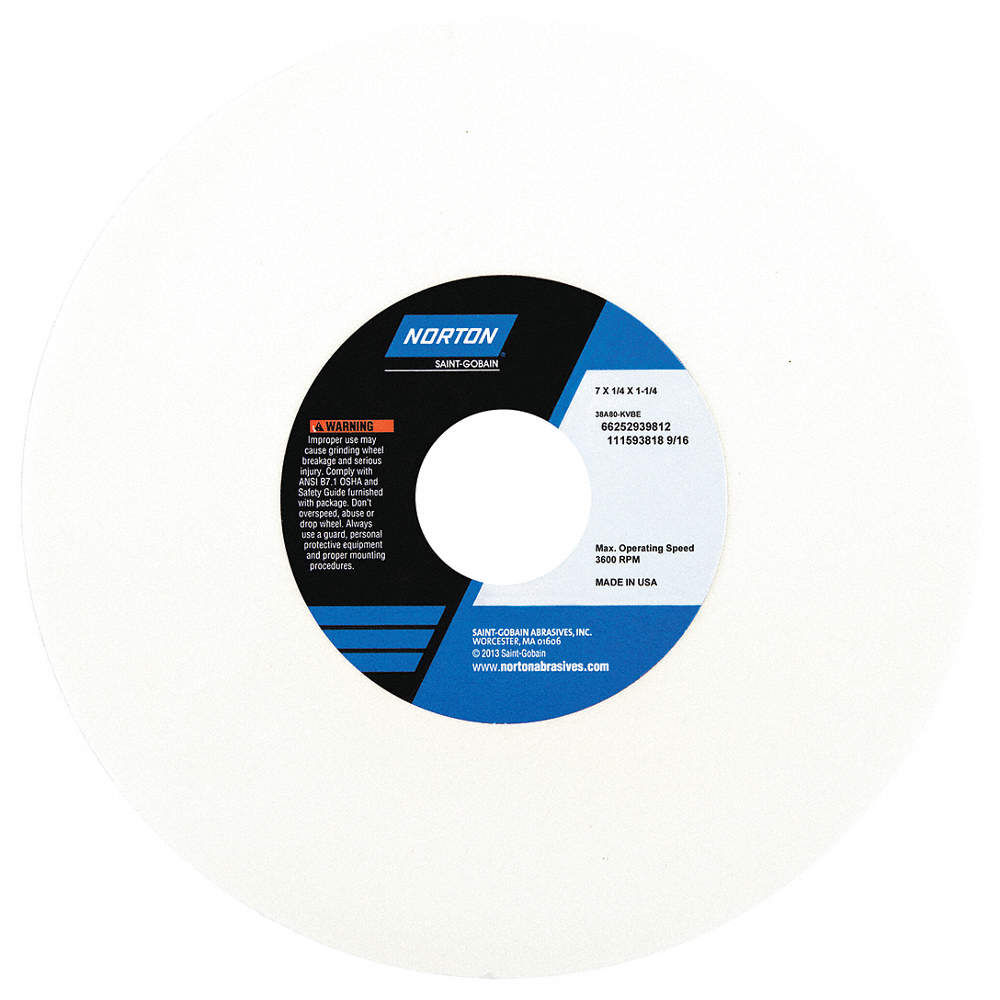 RUEDAS VITRIFICADA BLANCA - AFILADO TIPO 38A46-K