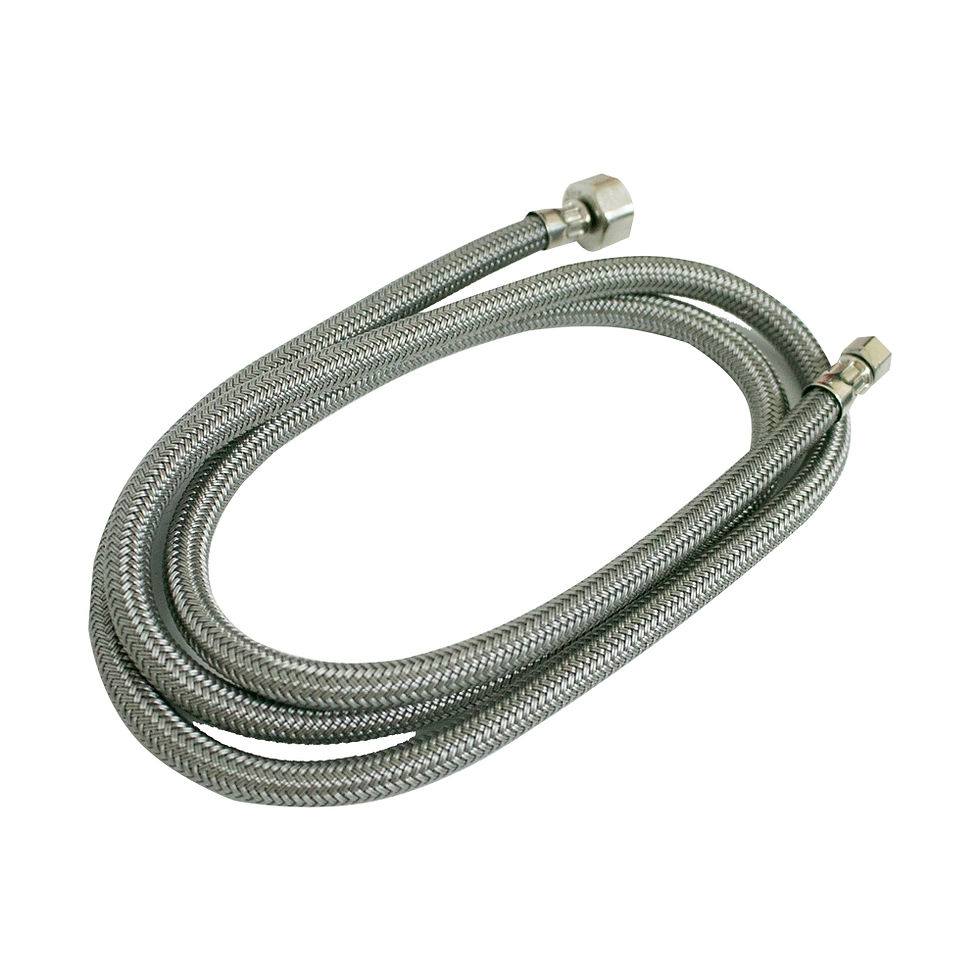 CONECTOR FLEXIBLE PARA REFRIGERADOR1/2”F.I.P. x 1/4” COMP. x 300 cm