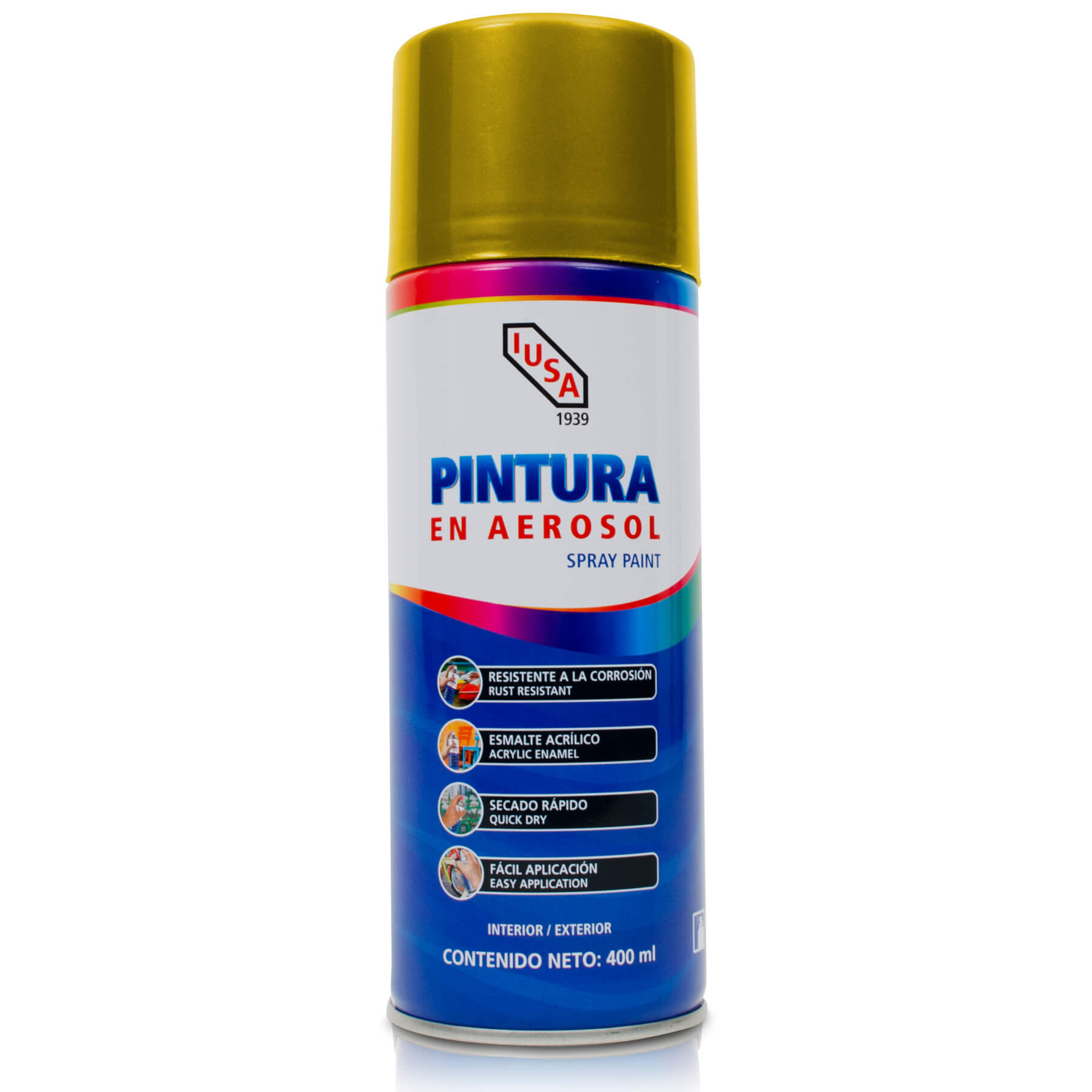 PINTURA EN AEROSOL ORO