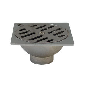 RESUMIDERO CUADRADO 4" x 4" ACERO INOXIDABLE