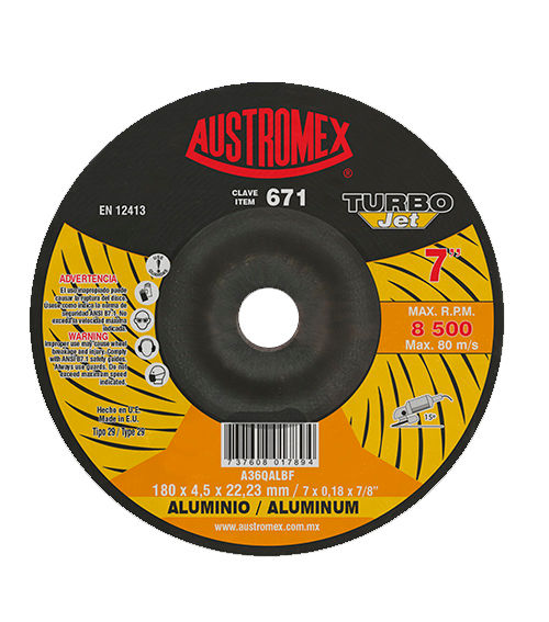 TURBO JET PARA DESBASTE 7"