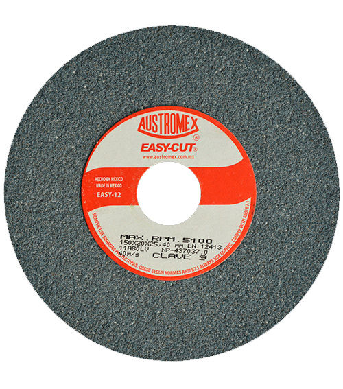 RUEDA VITRIFICADA ESMERILADO DE ACERO EASY-CUT 80