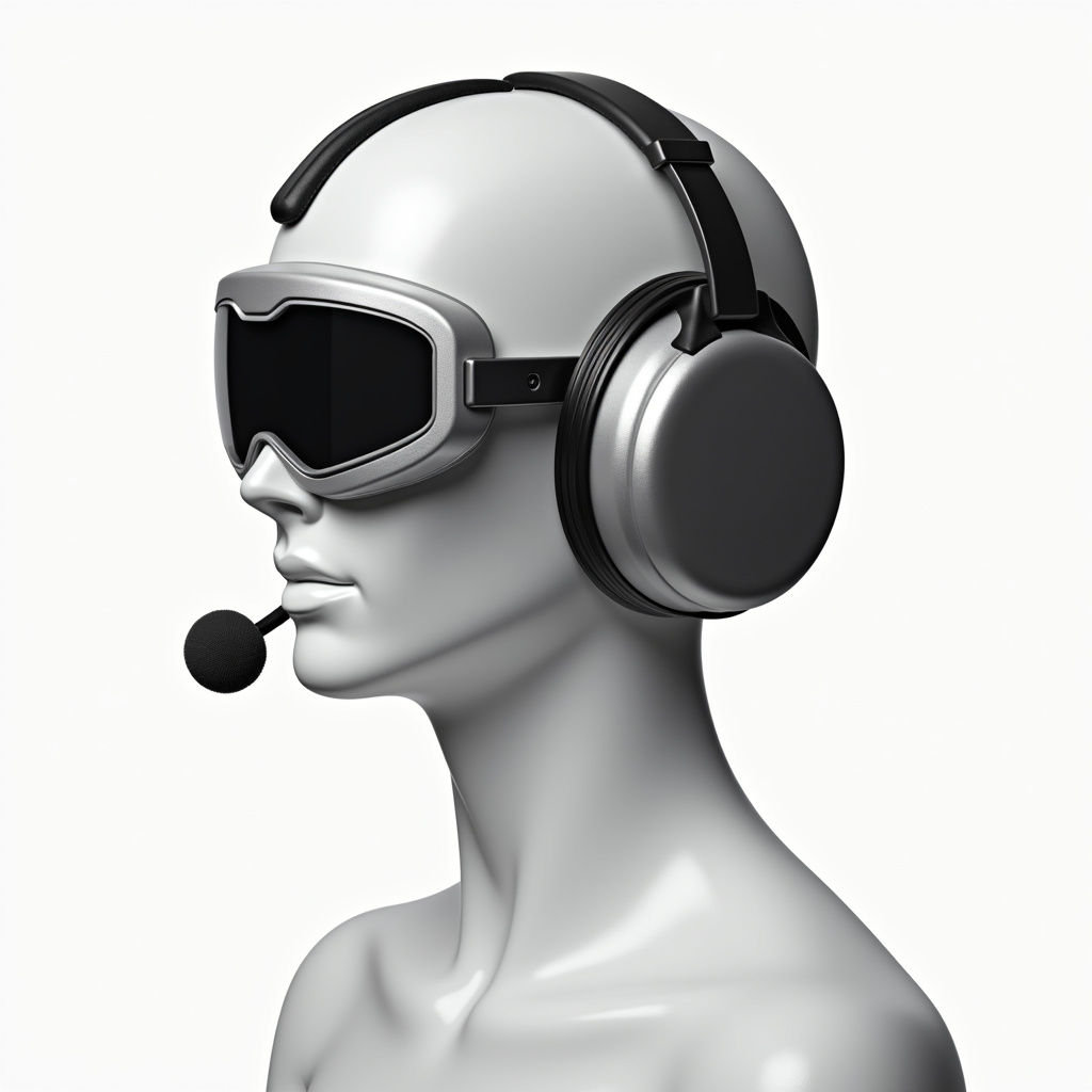 Lightweight Pilot Headset