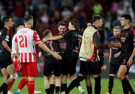Na estreia da nova Champions League, Benfica começa com tudo e vence Estrela Vermelha jogando fora de casa.