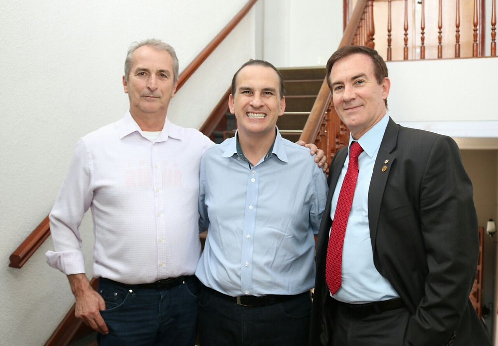 Major Rubin, Prefeito Ricardo Salaro e Deputado Coronel Camilo