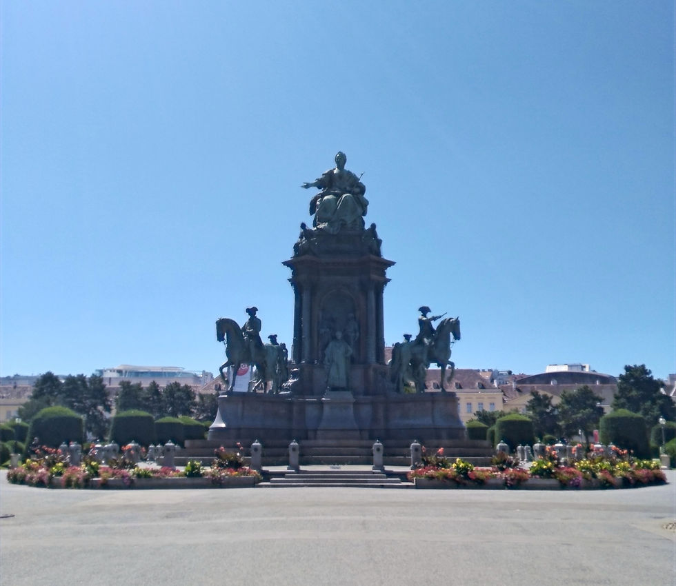 A statue of the Holy Roman Empress Maria