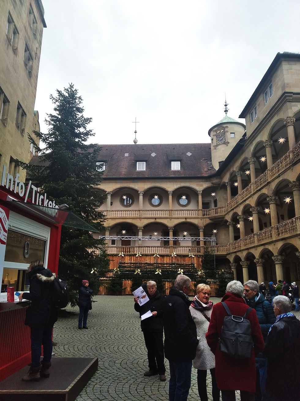 Inside the entrance of the Altes Schloss