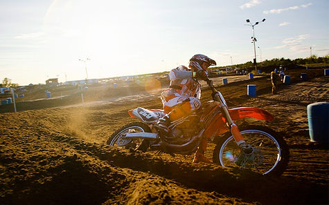 Motocross-Rennen 