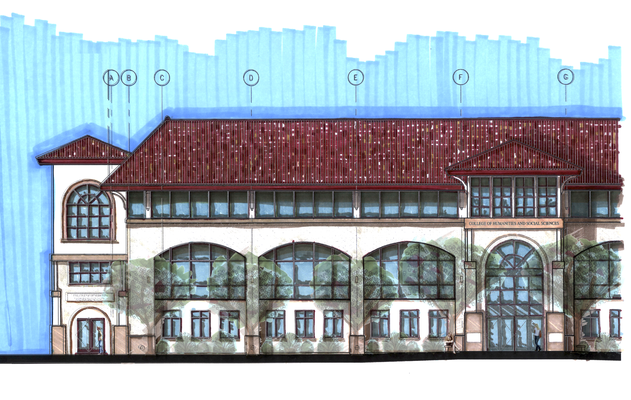 Schmitt Hall Rendering