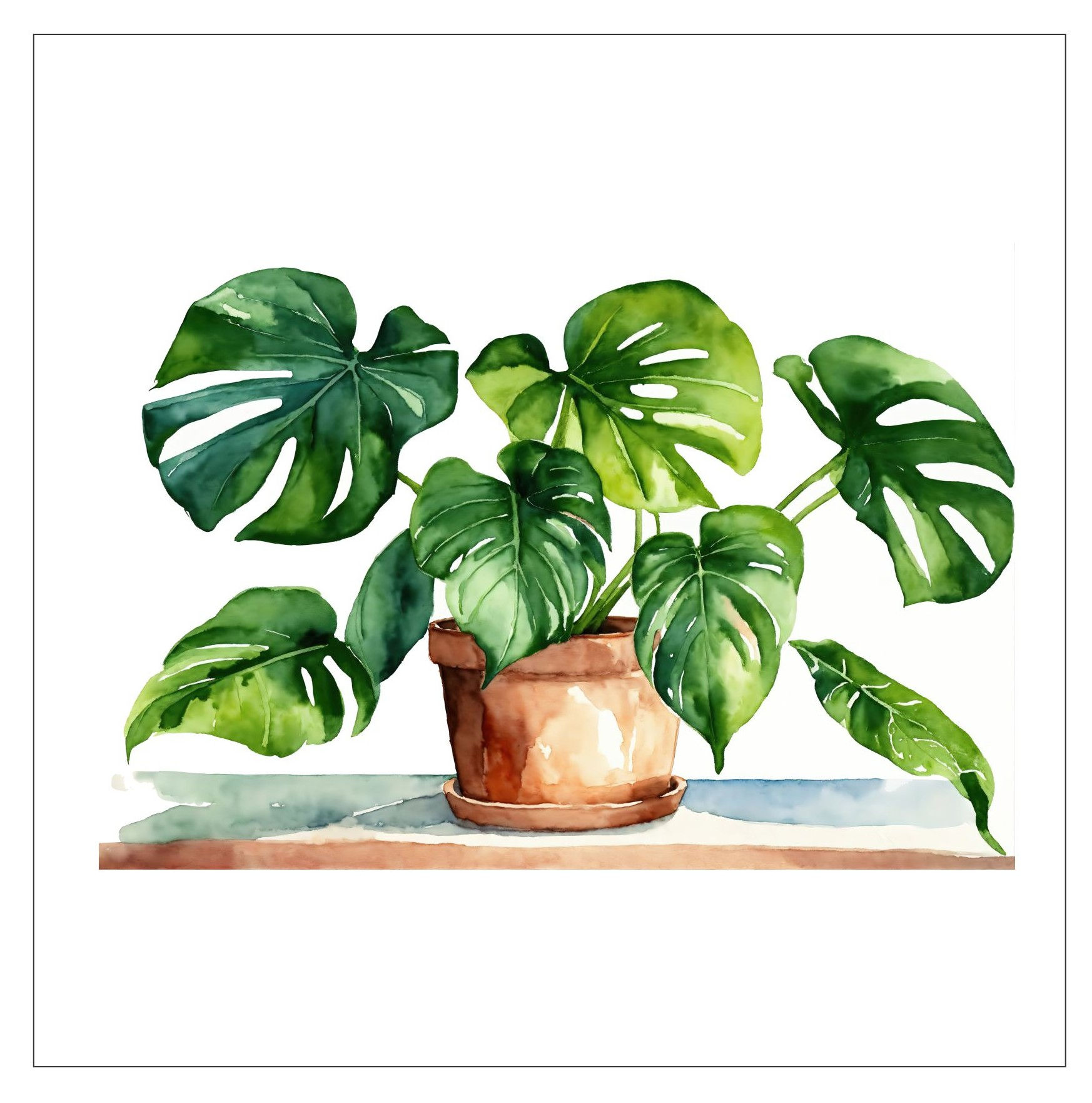 Greeting Cards & Envelopes - Houseplant Themed (5 pack)