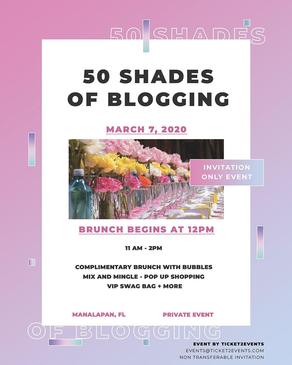 50 Shades of Blogging | THIS SATURDAY