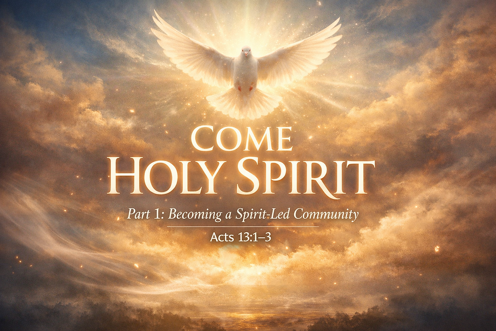 Come, Holy Spirit — Becoming a Spirit‑Led Community