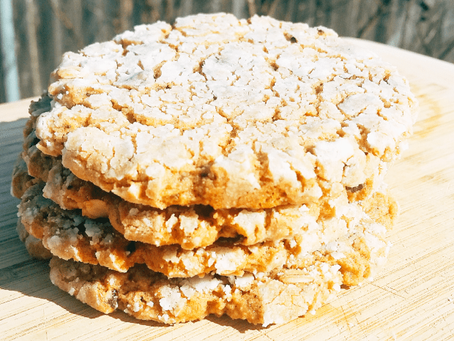 -Peanut Butter Crinkle Cookies-