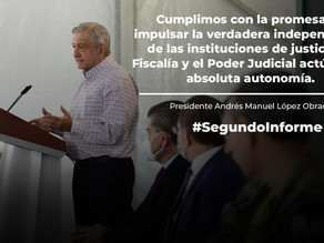 Segundo informe de Gobierno de México 2019-2020