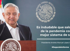 Segundo informe de Gobierno de México 2019-2020.